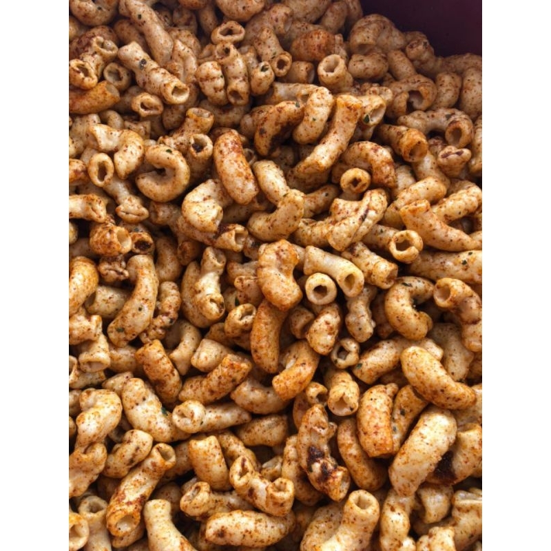 

makaroni pedas gurih daun jeruk 250gr / macaroni pedas gurih cikruh