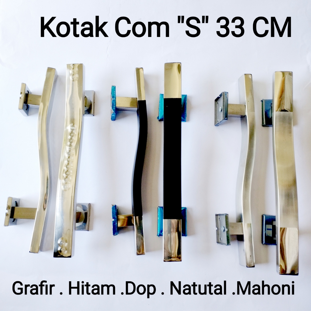 HANDLE PINTU STAINLESS/HANDLE PINTU KUPU TARUNG 33 cm