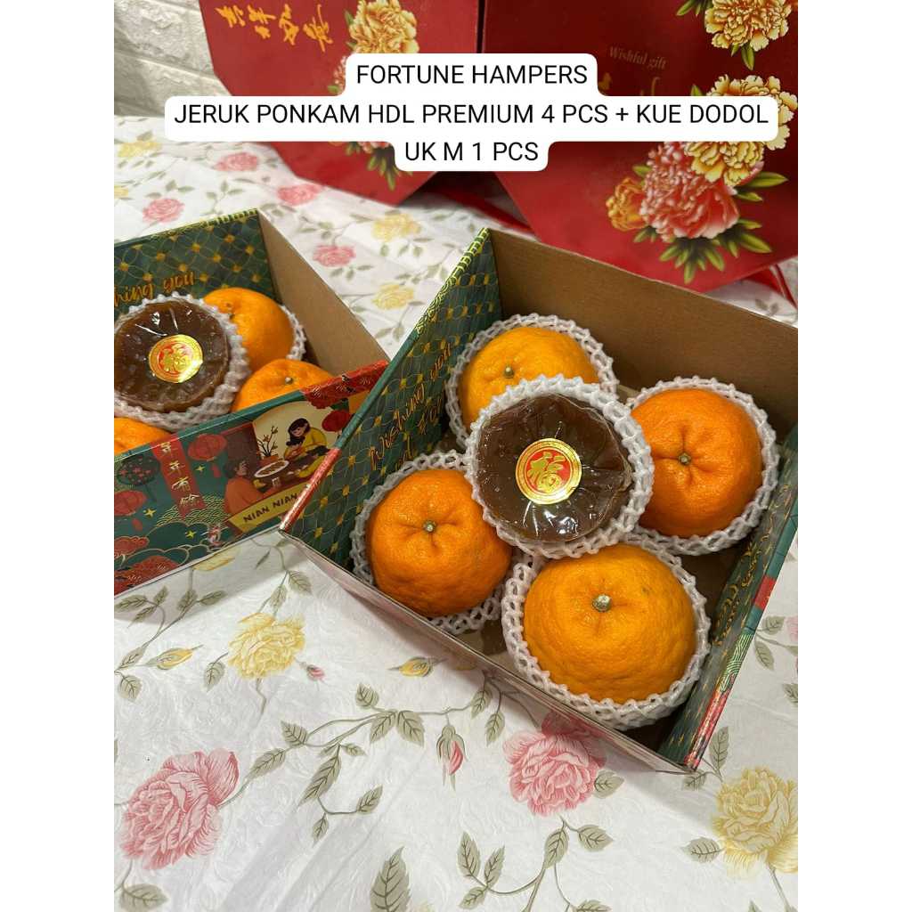 

HAMPERS CNY. IMLEK. MURAH HEMAT. PAKET JERUK PONKAM HDL. KUE DODOL.
