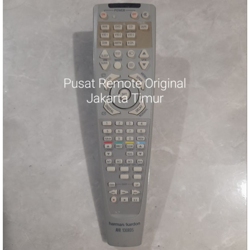 REMOTE REMOT AMPLYFIER HARMAN/KARDON AVR 130RDS ORIGINAL HARMAN KARDON ORIGINAL