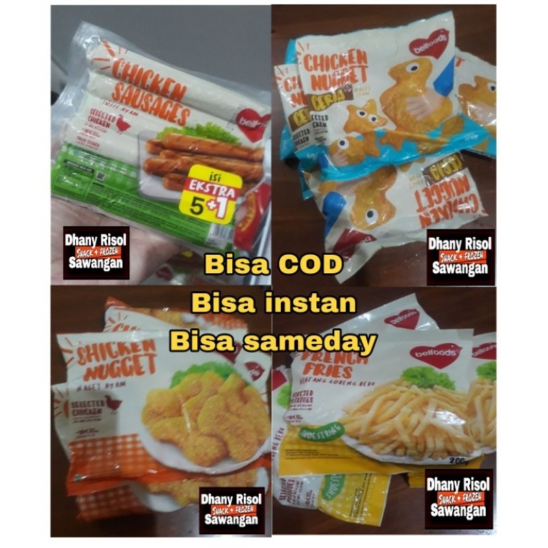 Belfoods nuget/ belfoods sosis/ belfoods kentang