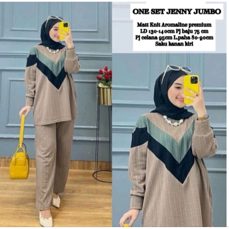 One set knit premium setelan knit premium setelan knit premium setelan jumbo