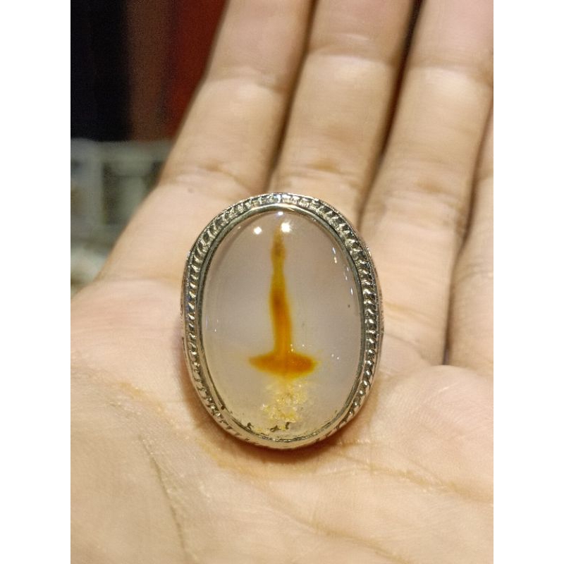 BATU AKIK ANGGUR MOTIF KERIS KUNING SUPER