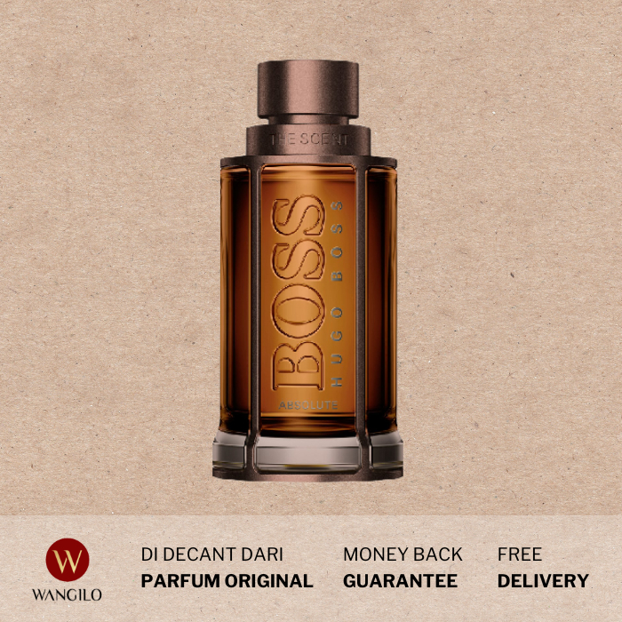 decant parfum 20ml 15ml parfum original Hugo Boss the scent absolute, EDP