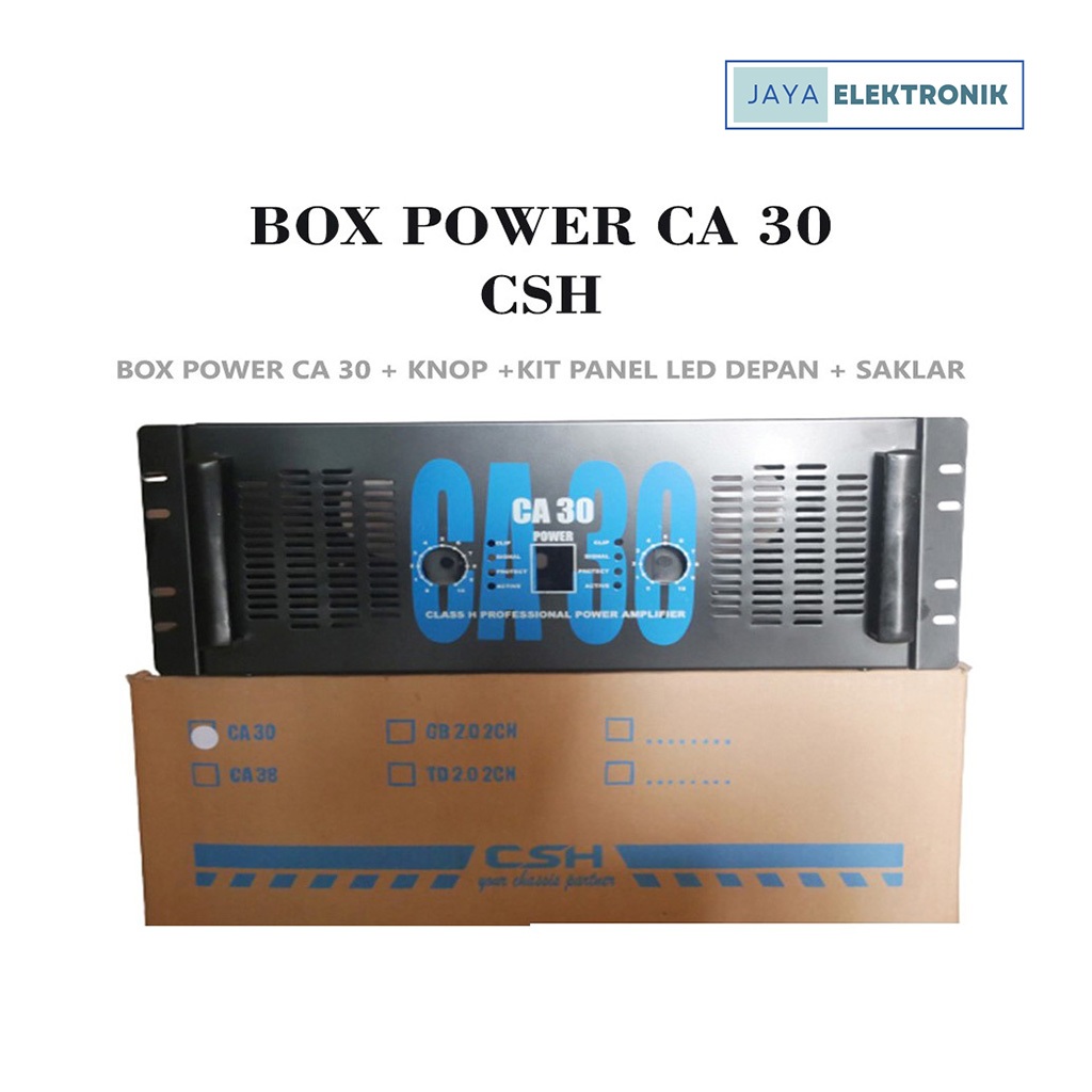 BOX POWER AMPLIFIER CA 30 CSH 2 CHANNEL 4 U / BOX POWER CA 30 CSH ORIGINAL