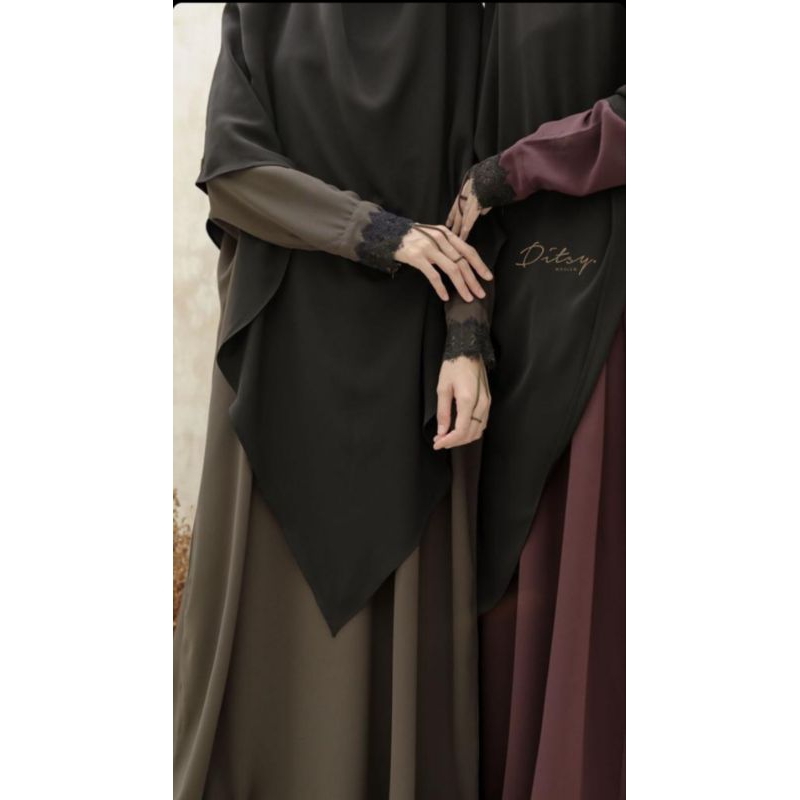 ditsy moslem januari waafa abaya