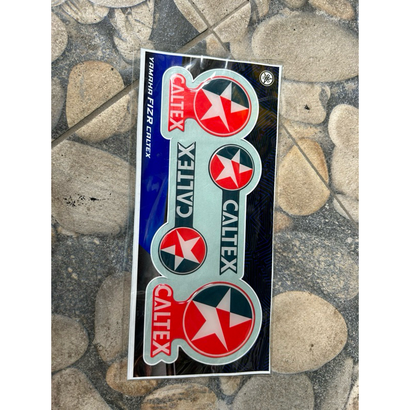 Stiker logo emblem fizr Caltex