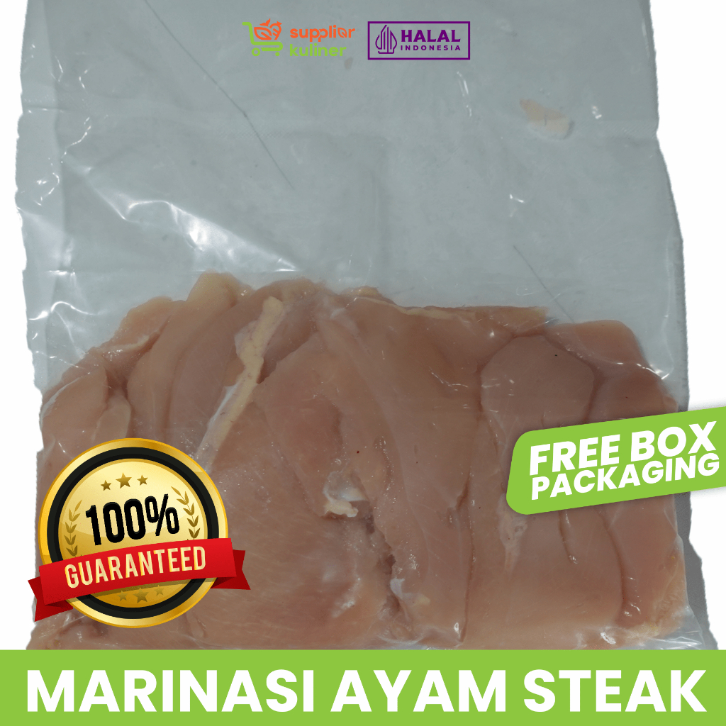 

MARINASI AYAM STEAK / DAGING STEAK AYAM PREMIUM SIAP MASAK