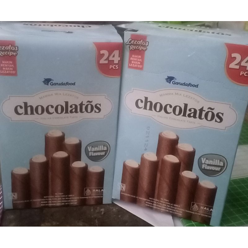 

chocolatos roll ukuran besar sekotak isi 24pcs