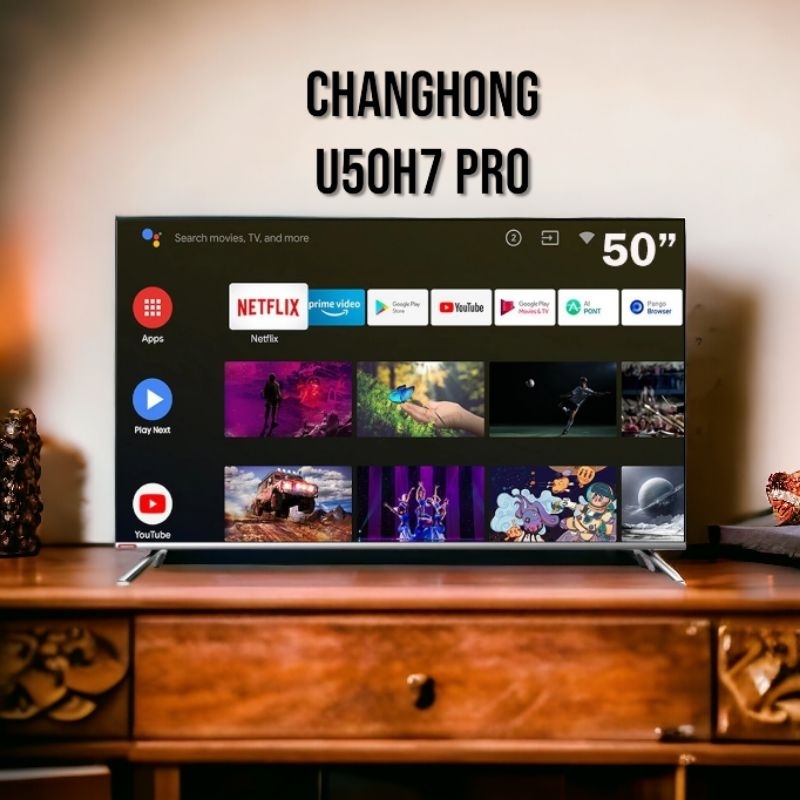 UHD TV Changhong U50H7 PRO 4K UHD Google TV 50 Inch