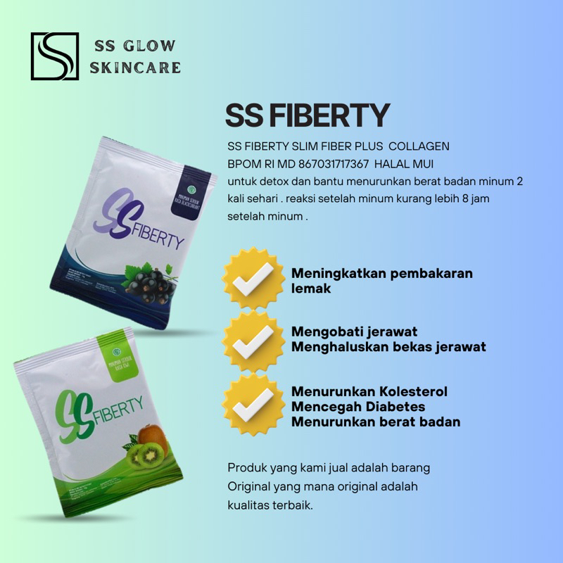 SHINESKIN SS FIBERTY 1 BOX ISI 5 SACHET