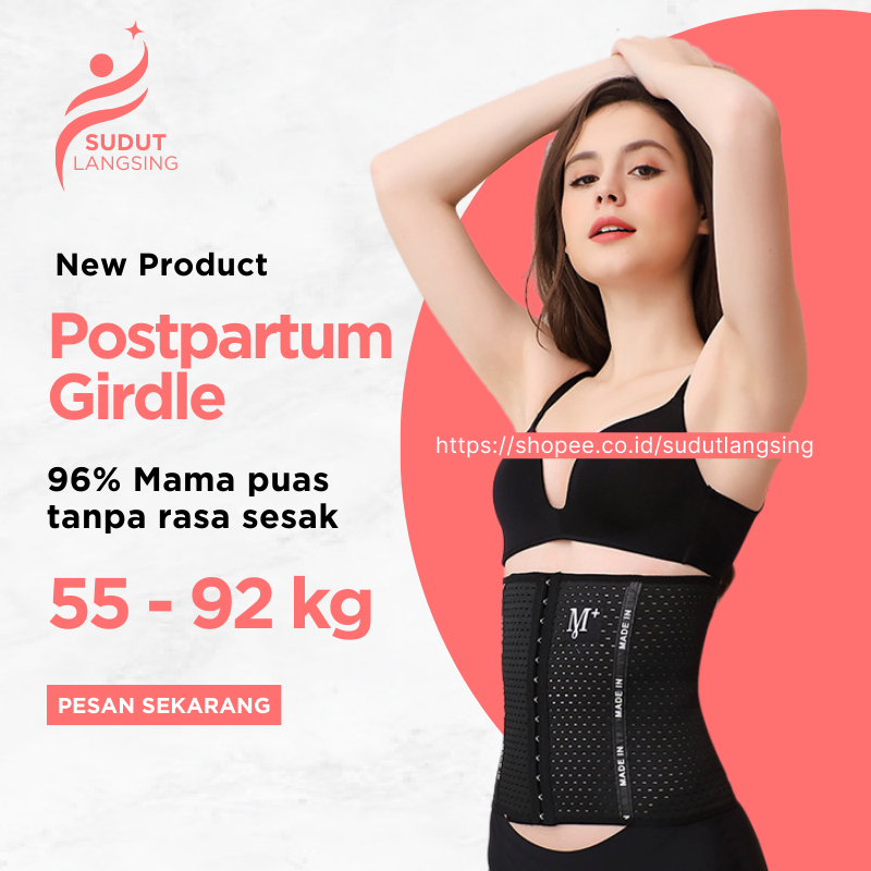 Korset Perut MADE IN Kancing Pelangsing Perut Buncit Wanita Pria Corset Pengecil Perut Buncit Penyan