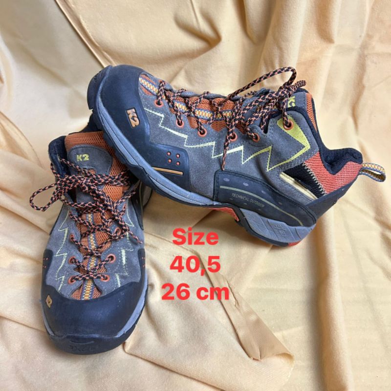 sepatu k2 outdoor size 40,5 goretex gunung