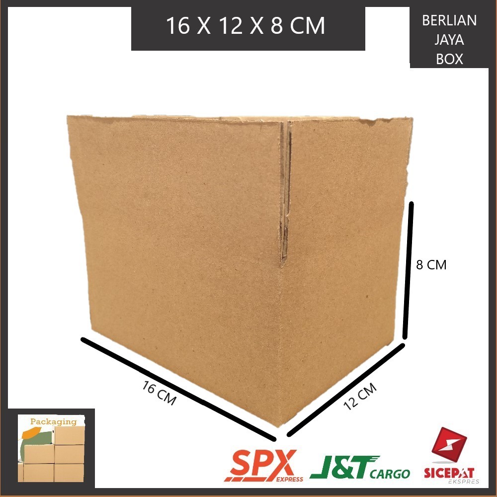 

KARDUS PACKING TEBAL SINGGLE WALL UKURAN P16xL12xT8 CM