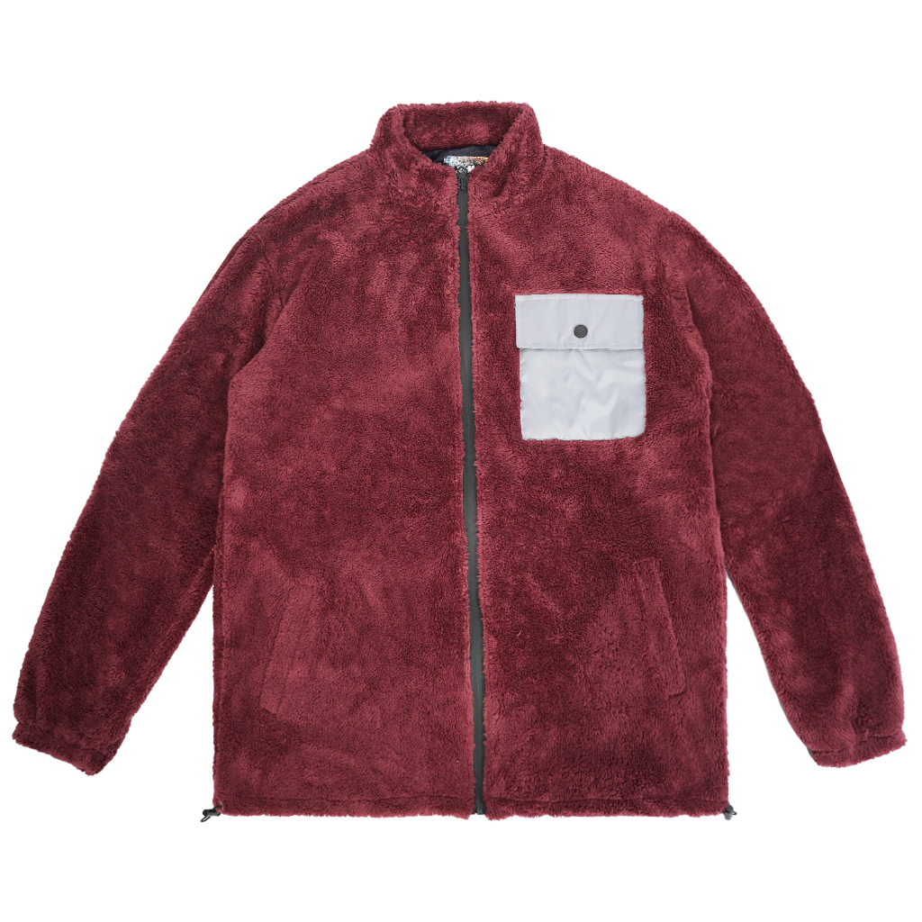 Provider Jaket Sherpa - Poole Maroon