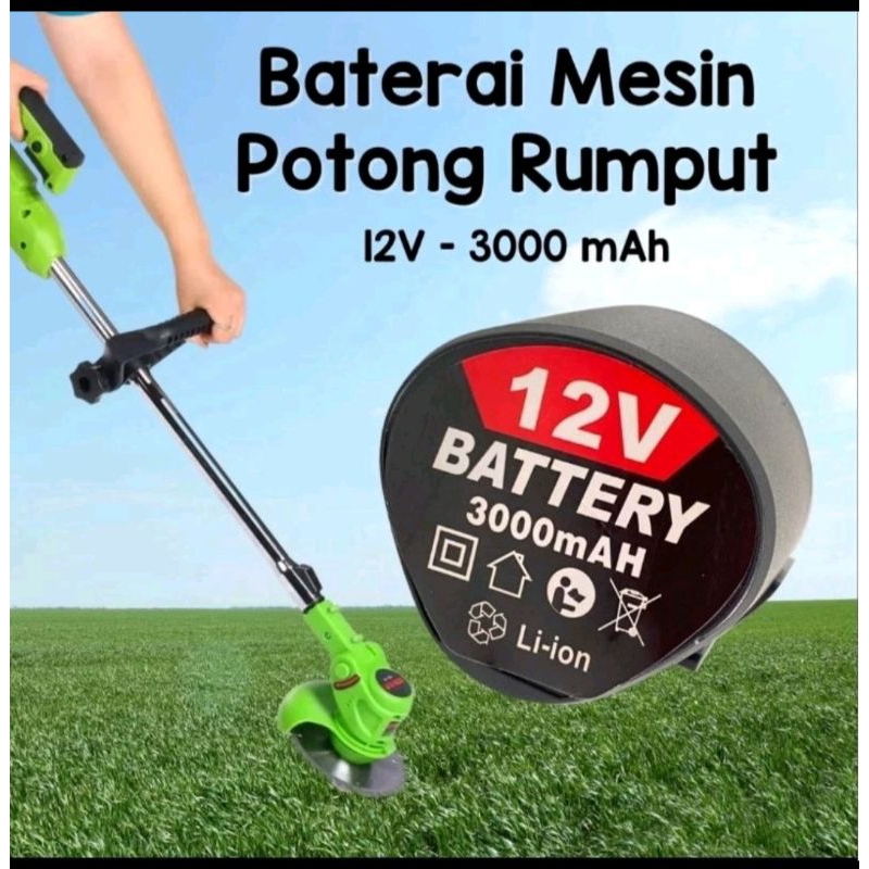 Baterai Batre Bor Cordless 12v Baterai Mesin Potong Rumput 12 Volt JLD Kamolee Nagawa Sunc
