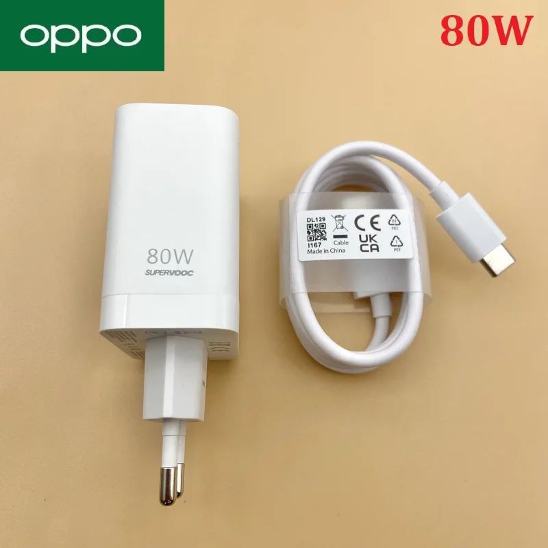 CARGER SUPER VOOC ORIGINAL 100% OPPO FIND N2 FLIP FAST CHARGING ORI USB TYPE C 80WATT ORI CARGER CAS