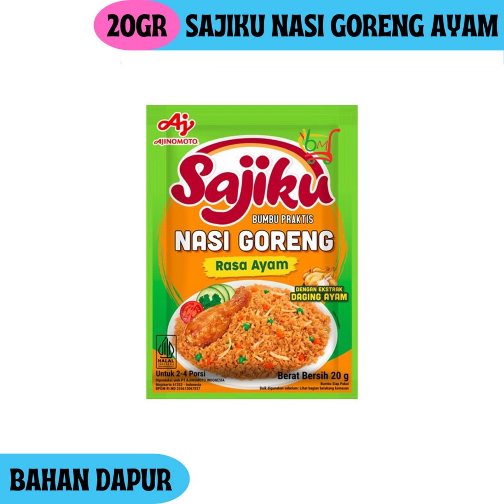 

Sajiku Nasi Goreng Ayam Bumbu Masak Praktis dari Ajinomoto