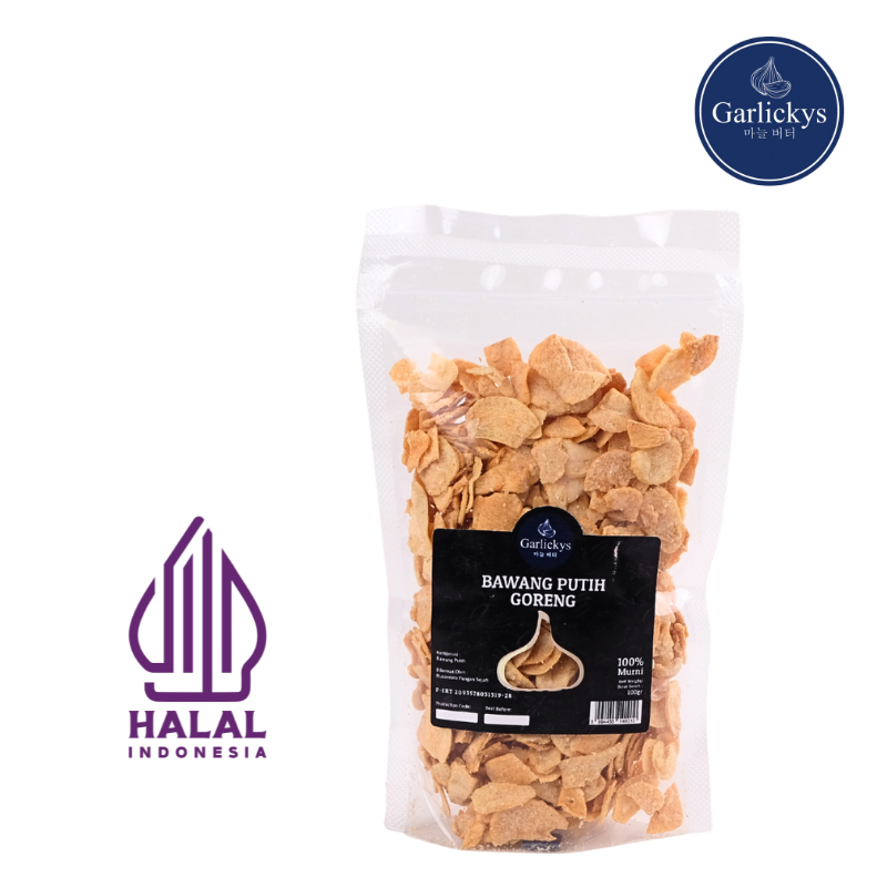 

GARLICKYS Bumbu Dapur Bawang Putih Goreng Asli Murni Tanpa Tepung
