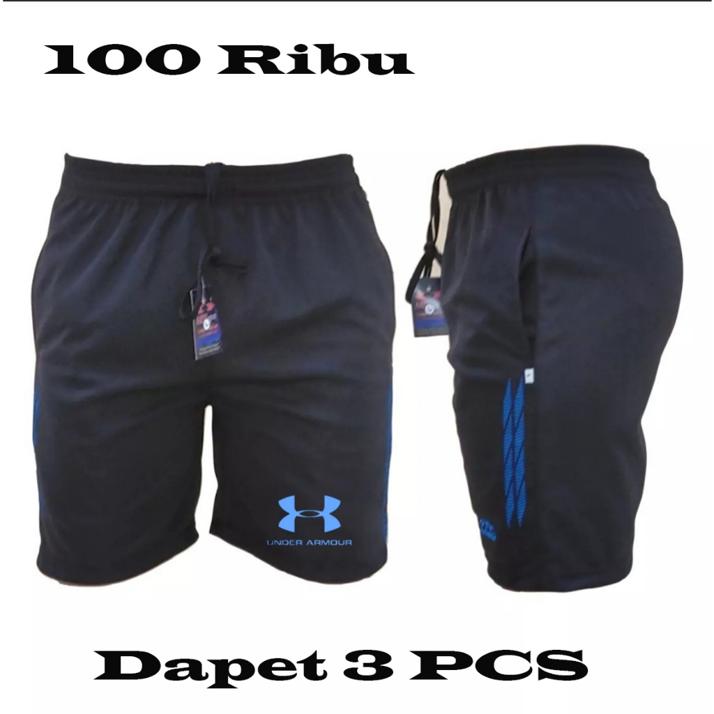 100 Ribu Dapat 3 pcs Celana Kolor Pendek Pria