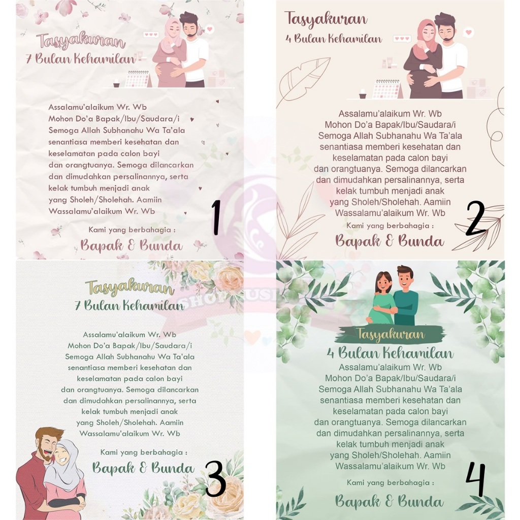 

STIKER TASYAKURAN KEHAMILAN 4 BULAN / 7 BULANAN SYUKURAN WALIMATUL HAMLI