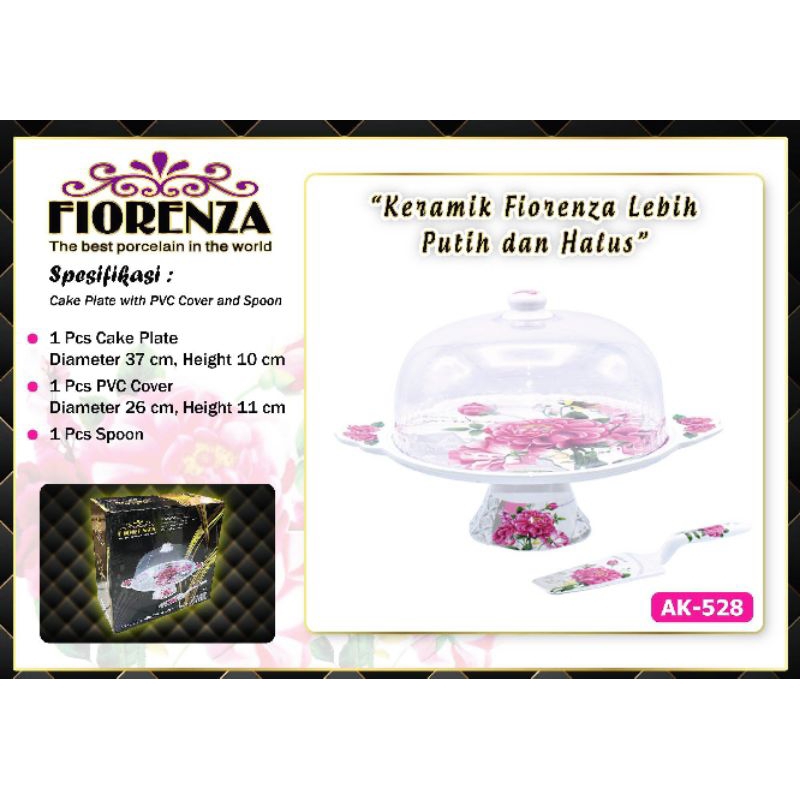 Tempat Bolu Keramik AK-528 Fiorenza