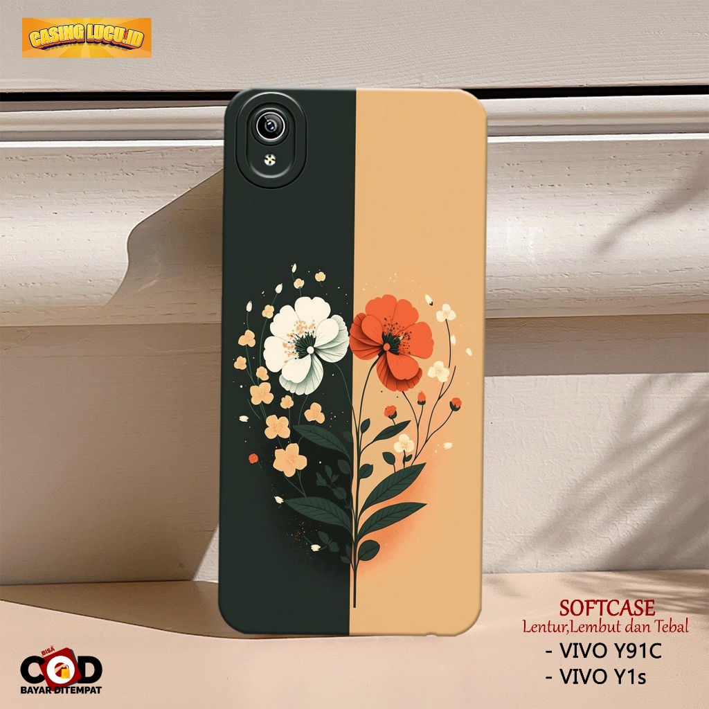 Case Vivo Y91c / Y1s - Fashion Case AESTHETIC - Casing Hp Vivo Y91c / Y1s - Softcase TPU Pro Camera
