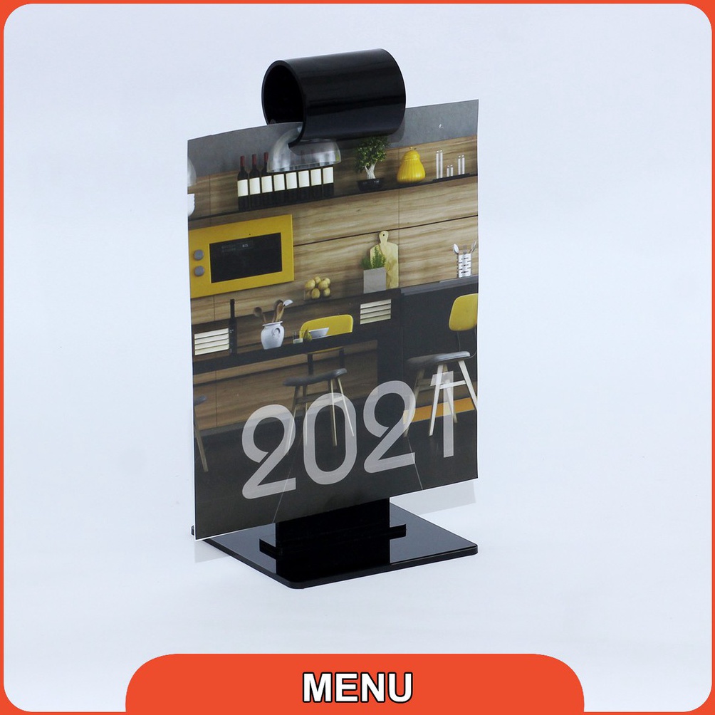 

ART T23O Gantungan Menu Akrilik Acrylic Menu Stand Resto Display Menu A5