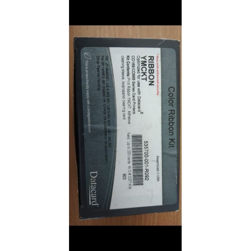 

RIBBON COLOR PRINTED ID CARD DATA CARD