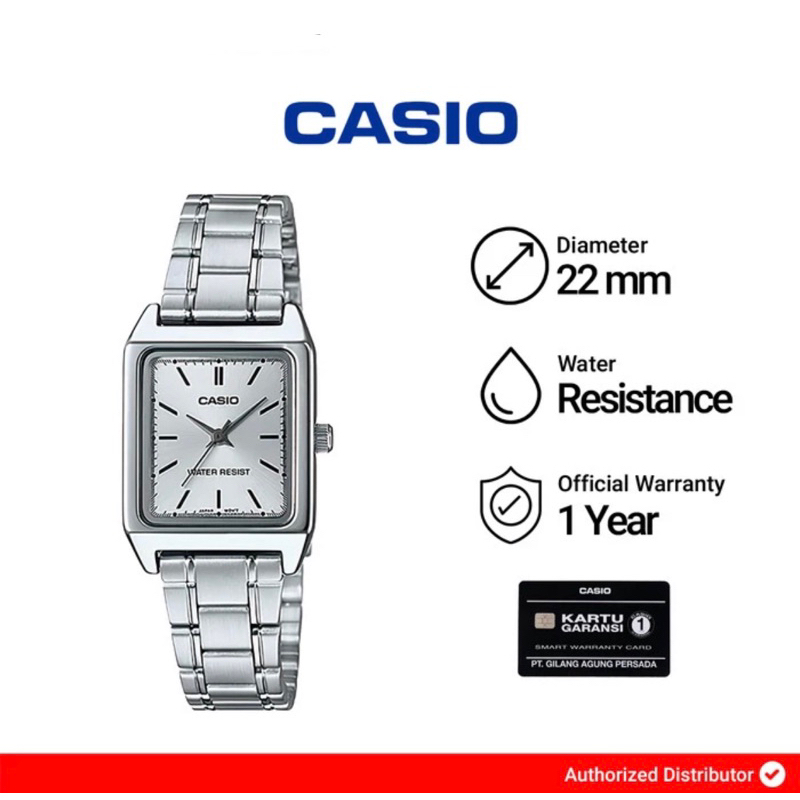 Jam Tangan Wanita Casio LTP-V007D-7EUDF / LTP-V007D-7E Original