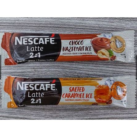 

Nescafe Latte 2in1 Ice Choco Hazelnut Salted Caramel Sachet