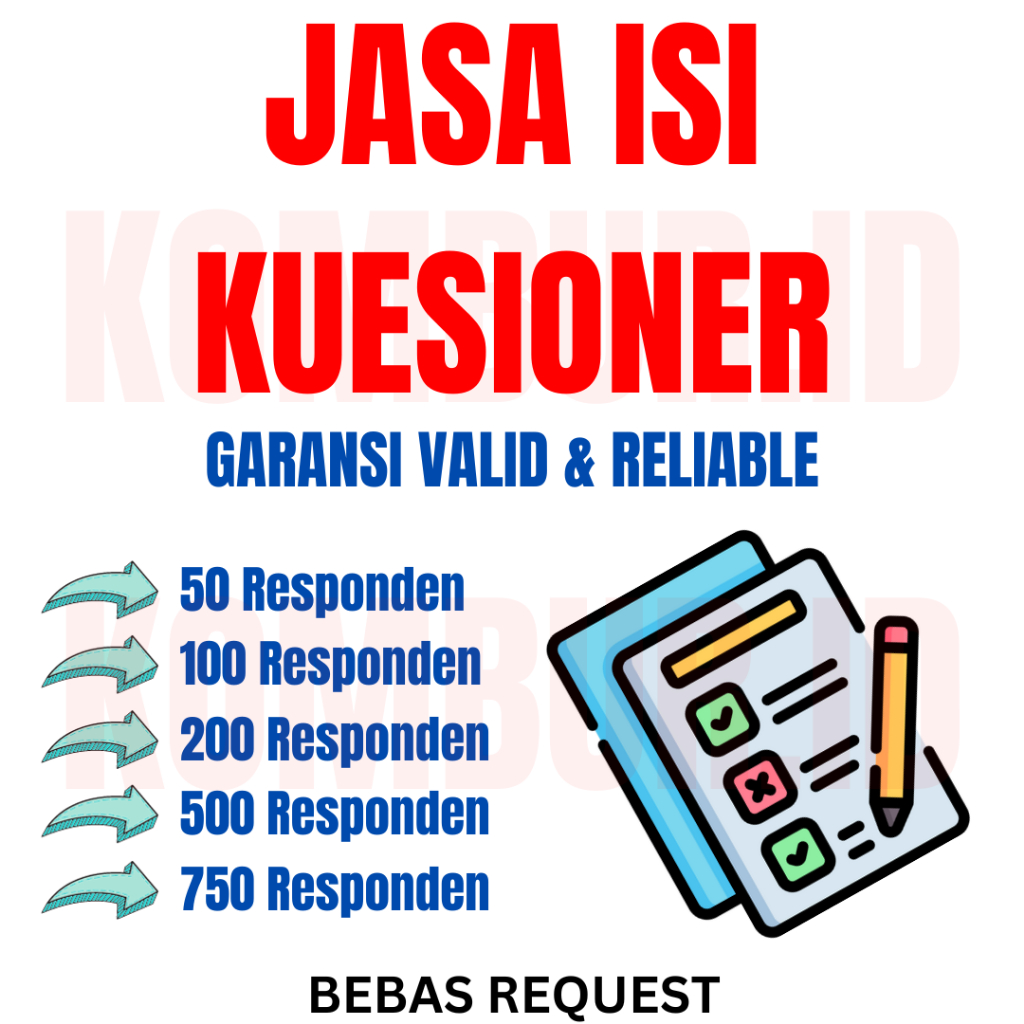 Jasa Isi Kuesioner Survey | Kuesioner Online