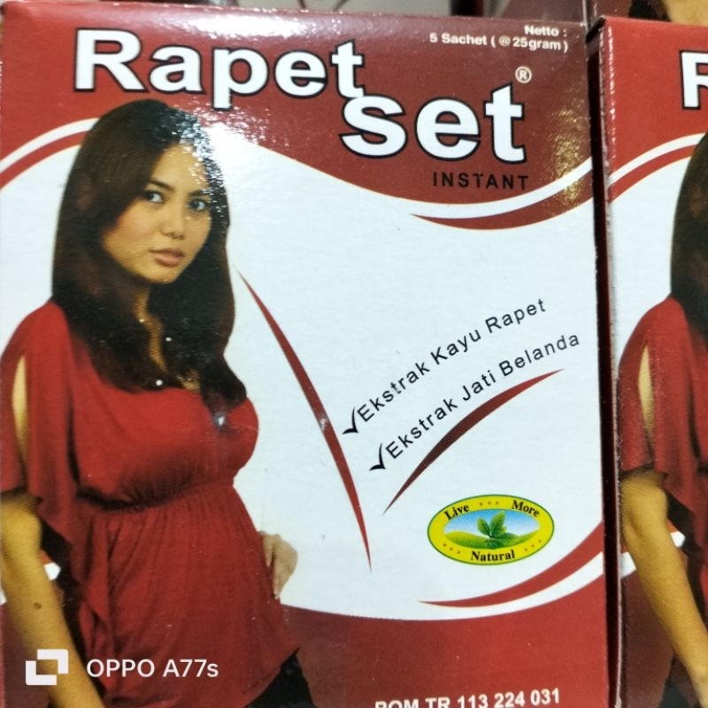 

rapet set instan isi 5 sachet