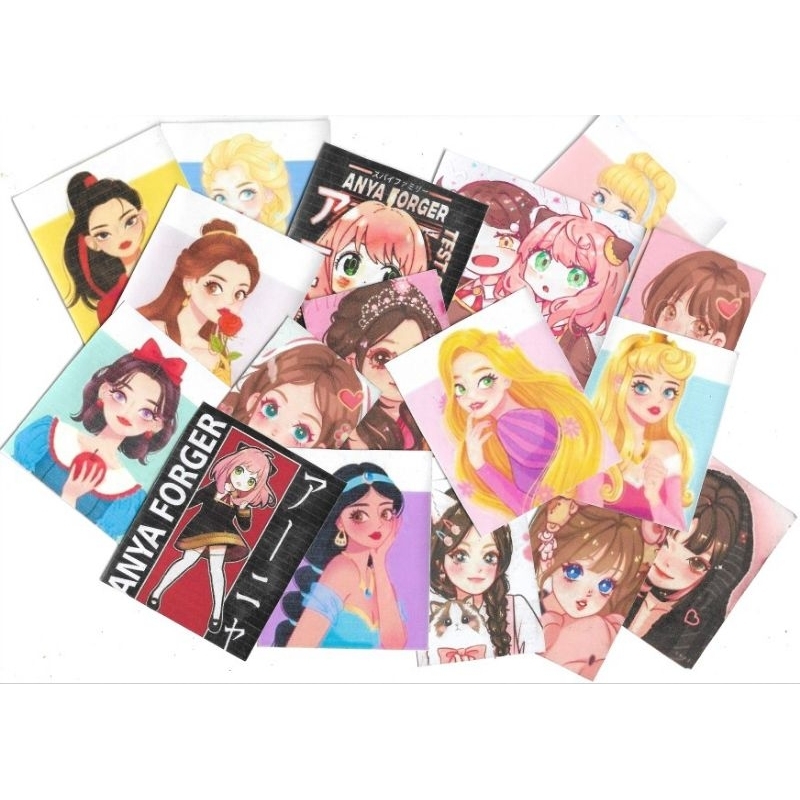 

Random Girl Cartoon Sticker Pack / Decoration Laptop Journal Stationery Scrapbook Letter