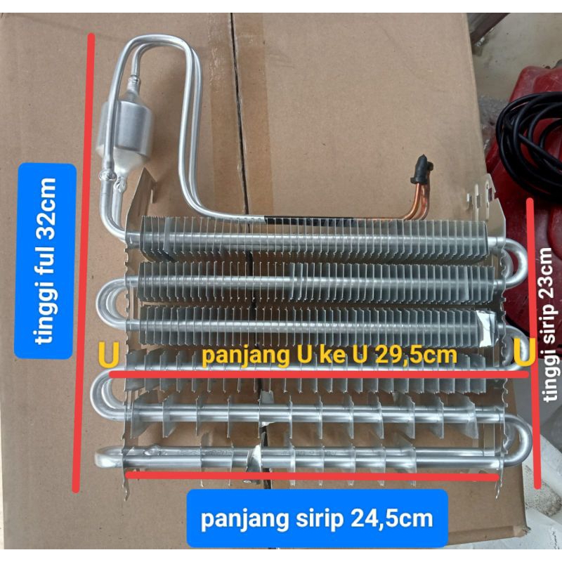 Evap Evaporator kulkas lg 2 pintu original