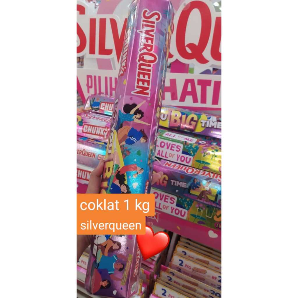 

2024 COKLAT SILVERQUEEN 1 KG CHUNCKY COKELAT VALENTINE KADO PACAR VALENTIN GIFT valentine 2024 hadiah cewek