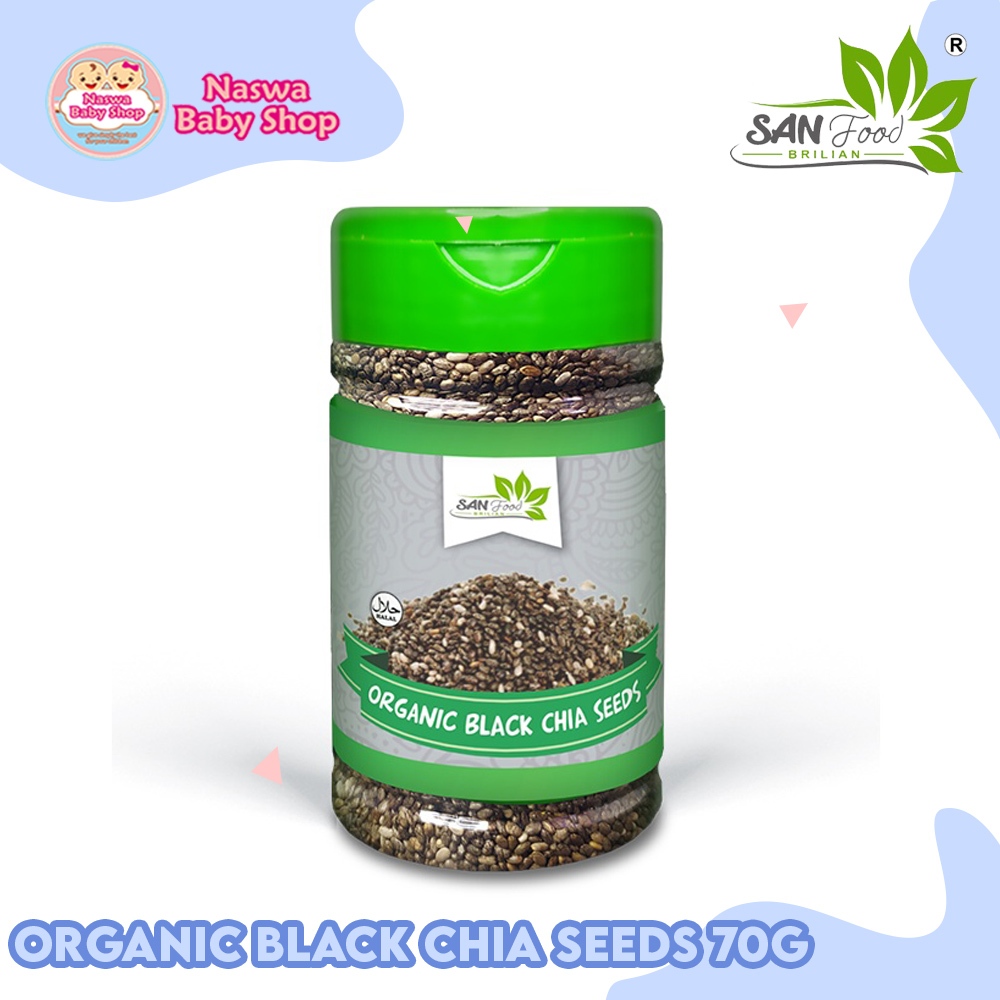 

Sanfood Organic Black Chia Seeds 70g