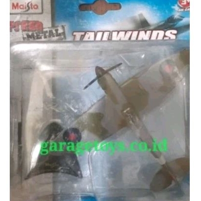 Maisto Tailwinds Diecast Pesawat Helikopter Supermarine Spitfire MK Vb