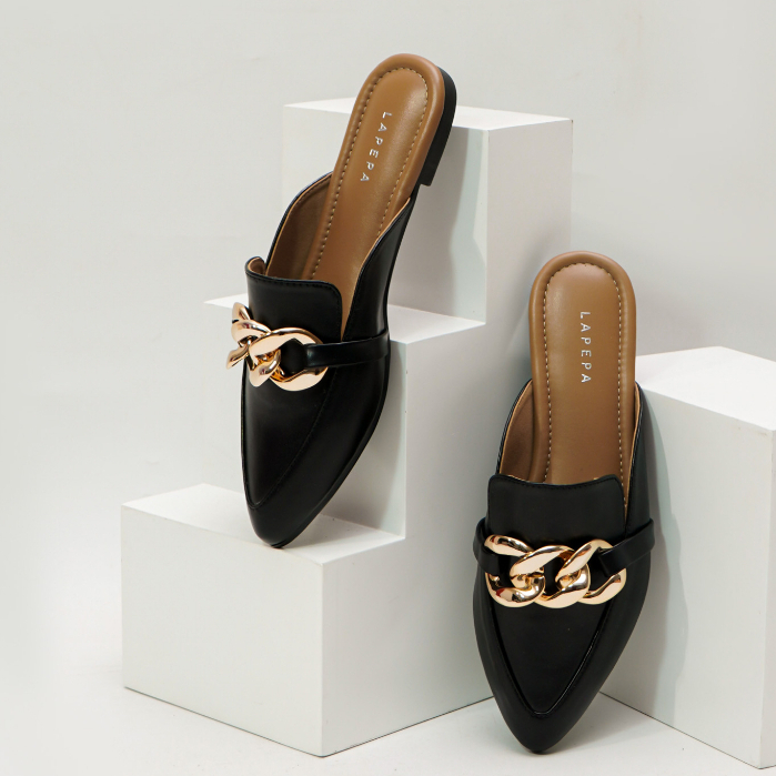 Lapepa AMORA - Sandal Sepatu wanita flat slop