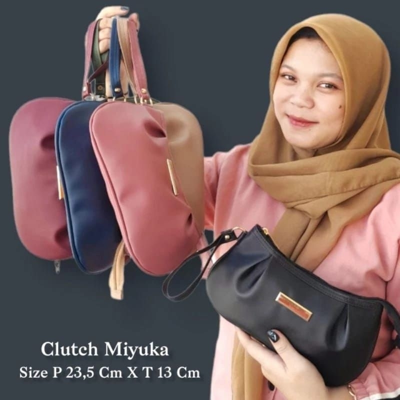 Clutch Wanita Cantik Tas Tempat Hp Makeup Multifungsi