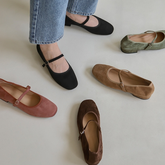[PRE ORDER] Sappun Flat Shoes - Charlotte Suede