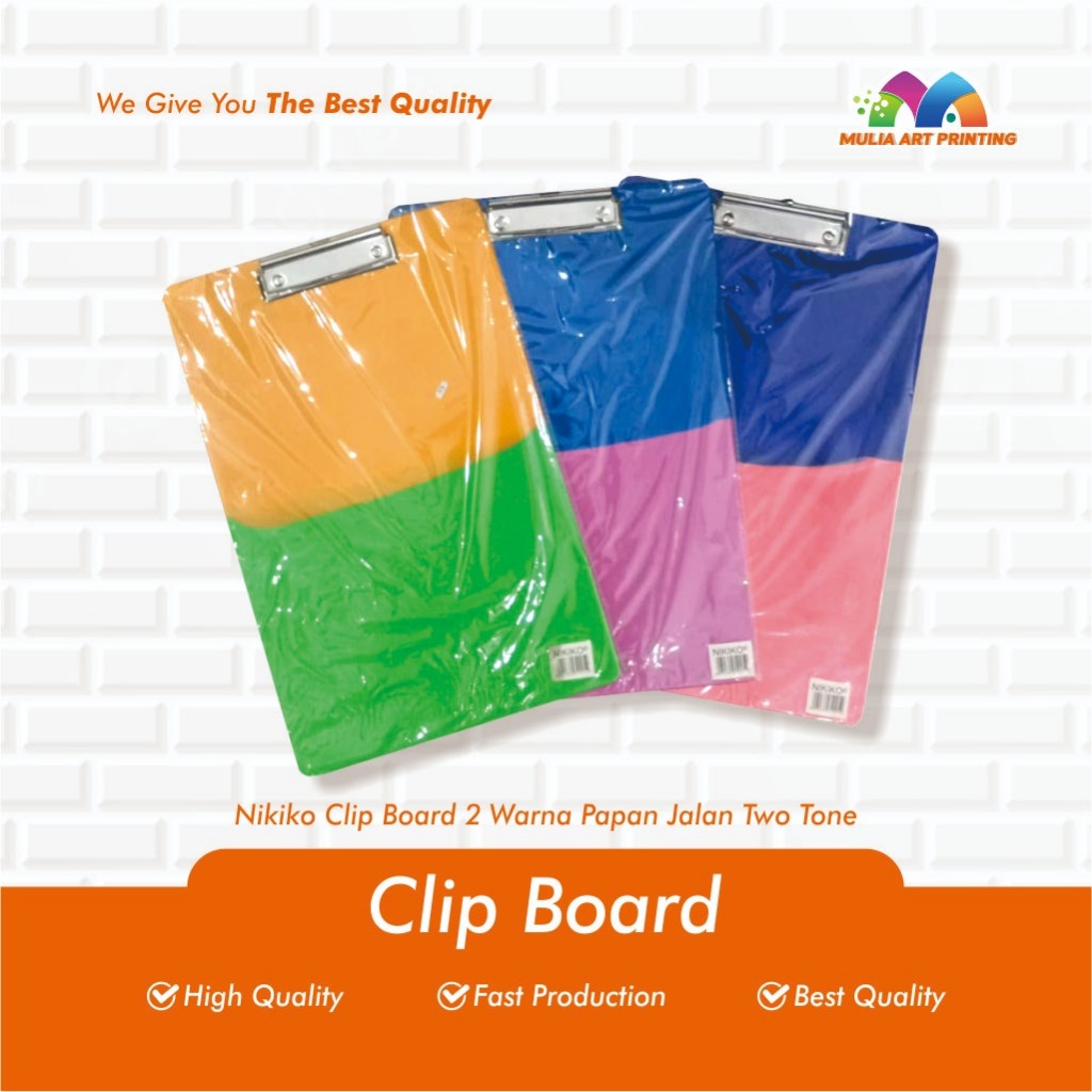 

CLIP BOARD/PAPAN UJIAN 2 WARNA