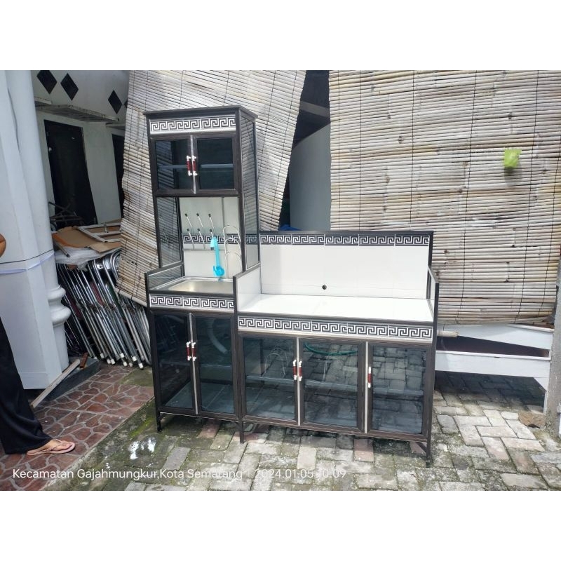 

NOTA- rak piring p7+kompor+wastafel / kitchenset minimalis hanya kota semarang