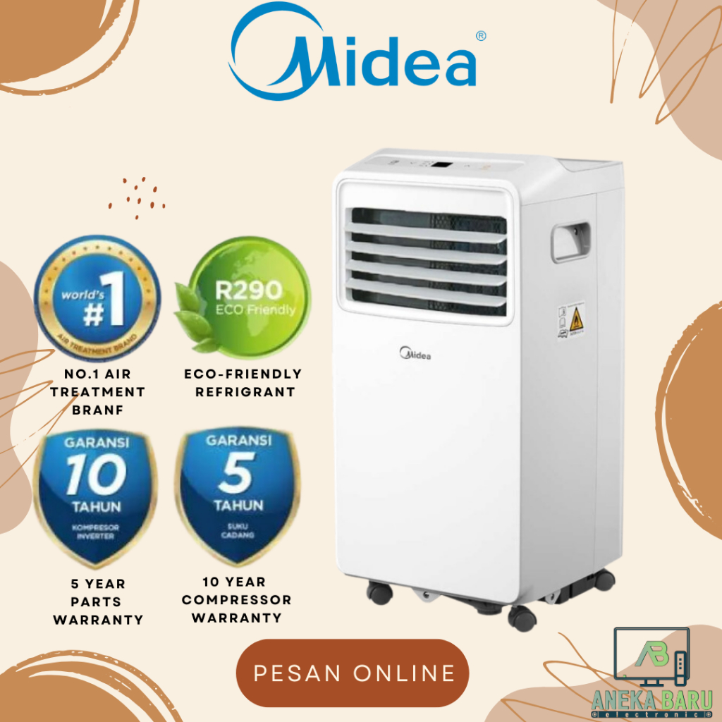 [READY & COD] Midea AC Portable 1/2 Setengah 0.5 PK MPHA-05CRN7 / 05CRN7 / MPHA 05 CRN7