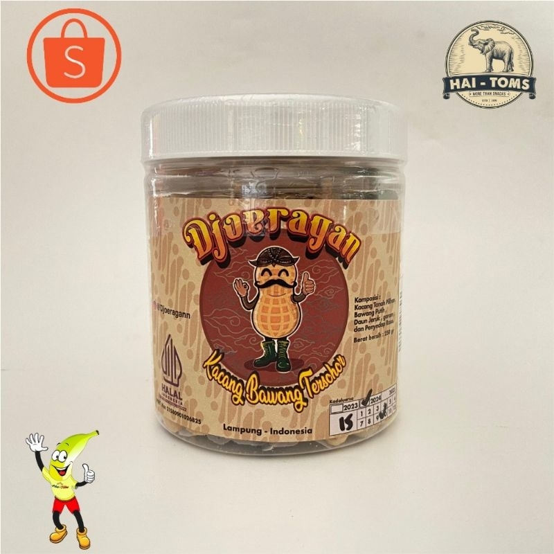 

Djoeragan Kacang Bawang 250 Gram Toples