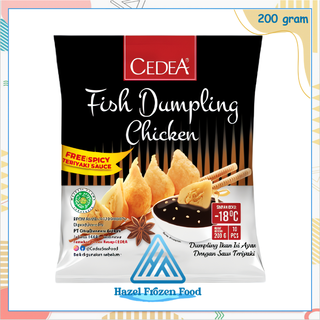 

Cedea Fish Dumpling Chicken 200 g Frozen Food Karawang