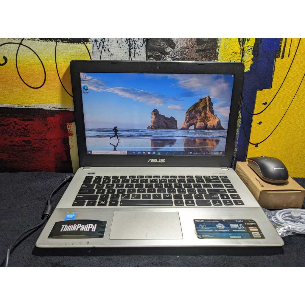 Laptop Gaming desain Asus X450J Core i7 4700HQ Nvidia Murah