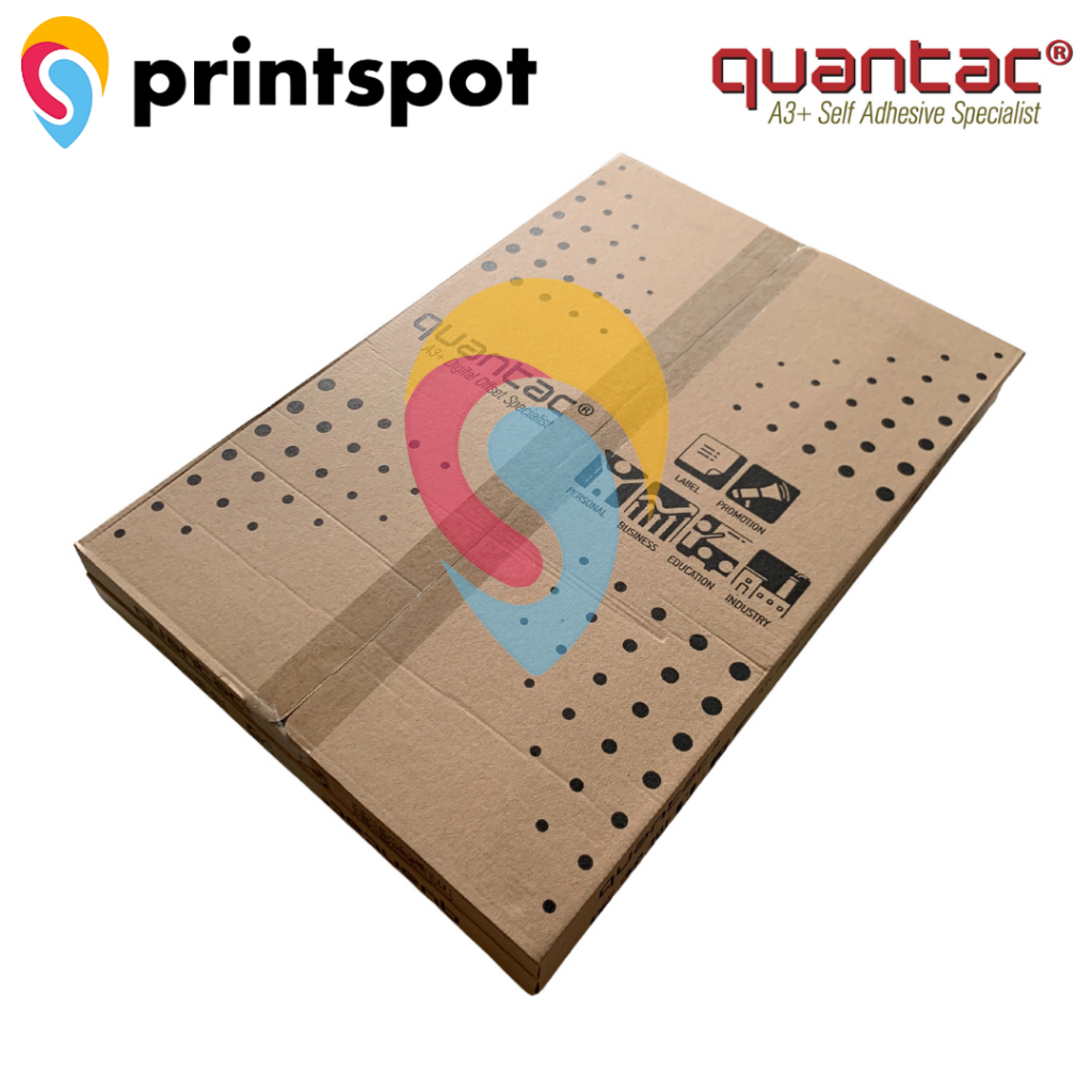 

QUANTAC Stiker Silver/Gold Vinyl A3+ Stiker Digital Print Laser Toner - PACK