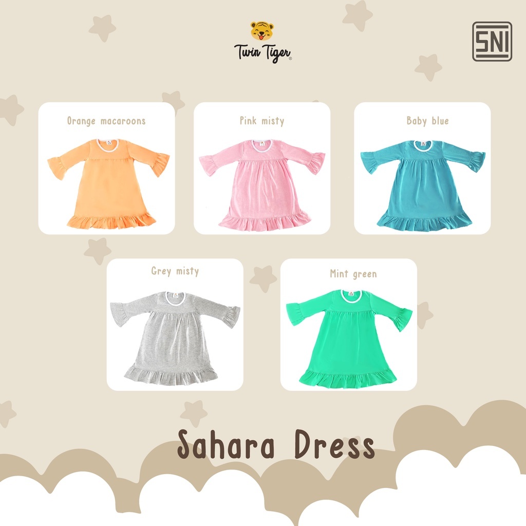 Twin Tiger Baby - Sahara Dress - Gamis Baby Gamis Anak - Baju Anak - SNI - 6 Bln-3 Th