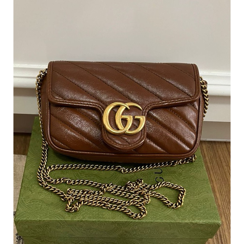 PRELOVED Marmont Supermini Caramel